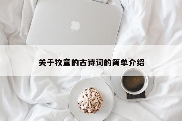 关于牧童的古诗词的简单介绍